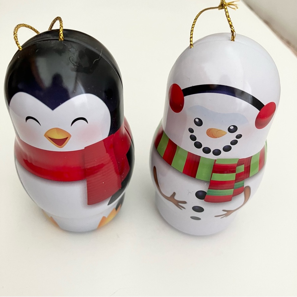 Christmas Candy Tin Ornaments